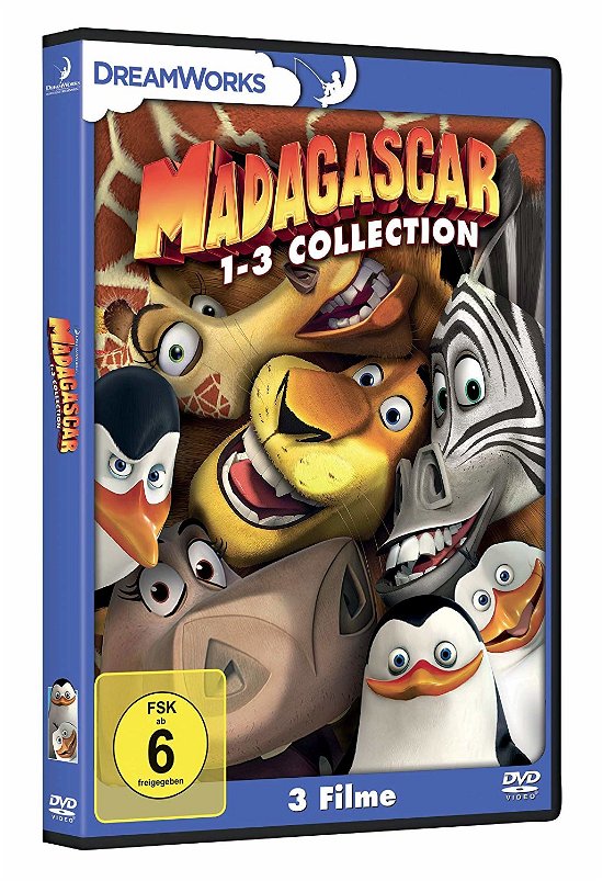 Cover for Hans Zimmer · Madagascar 1-3 Collection (DVD) (2018)