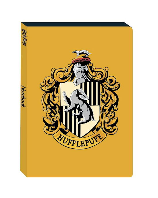 Hufflepuff (A5 Notebook / Quaderno) - Harry Potter: Half Moon Bay - Produtos - HALF MOON BAY - 5055453486685 - 30 de maio de 2022