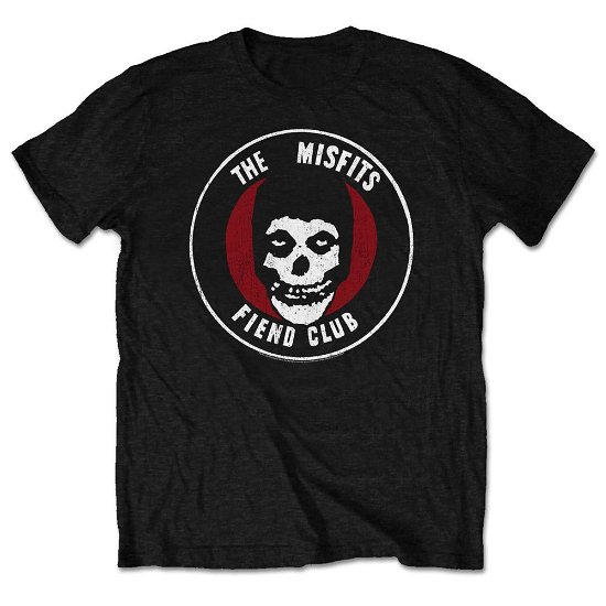 Misfits (The): Original Fiend Club Black (T-Shirt Unisex Tg. L) - Misfits - Outro - Bandmerch - 5055979908685 - 