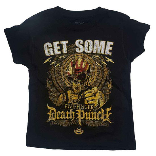 Cover for Five Finger Death Punch · Five Finger Death Punch Kids T-Shirt: Get Some (7-8 Years) (T-shirt) [size 7-8yrs] [Black - Kids edition]