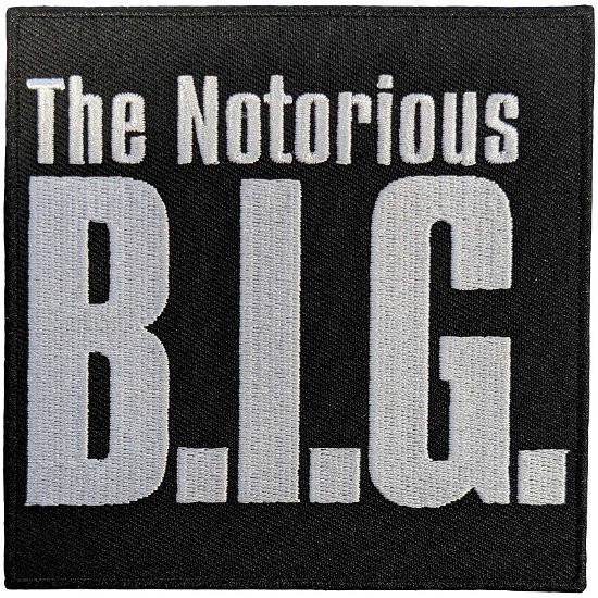 Biggie Smalls Standard Woven Patch: The Notorious - Biggie Smalls - Merchandise -  - 5056561098685 - 
