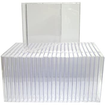 Cover for Music Protection · 25 x CD Jewel Case (NO TRAY) - Standard Clear Jewel Box (Tilbehør)