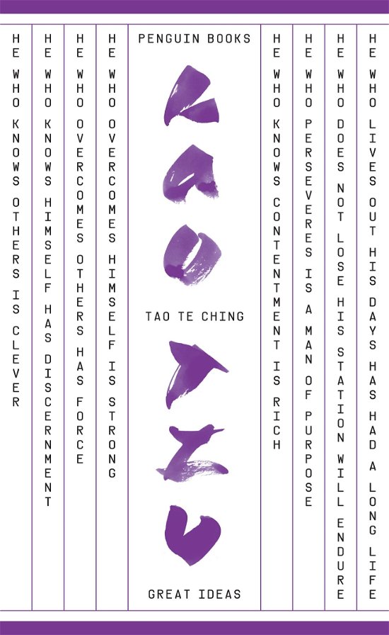 Tao Te Ching - Penguin Great Ideas - Lao Tzu - Bøger - Penguin Books Ltd - 9780141043685 - 27. august 2009