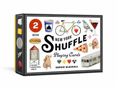 New York Shuffle Playing Cards: Two Standard Decks - Sophie Blackall - Kirjat - Potter/Ten Speed/Harmony/Rodale - 9780525573685 - tiistai 2. kesäkuuta 2020