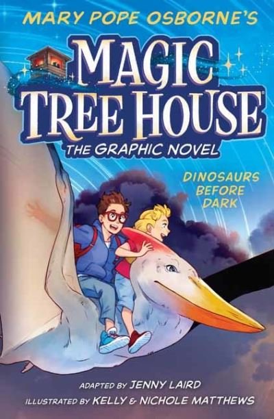 Cover for Mary Pope Osborne · Dinosaurs Before Dark Graphic Novel (Hardcover bog) (2021)