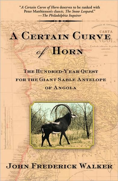 A Certain Curve of Horn: The Hundred-Year Quest for the Giant Sable Antelope of Angola - John Frederick Walker - Books - Grove Press / Atlantic Monthly Press - 9780802140685 - March 4, 2004