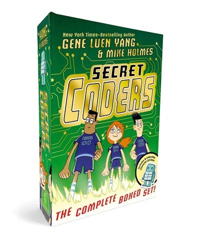 Cover for Gene Luen Yang · Secret Coders: The Complete Boxed Set: (Secret Coders, Paths &amp; Portals, Secrets &amp; Sequences, Robots &amp; Repeats, Potions &amp; Parameters, Monsters &amp; Modules) - Secret Coders (DIV) (2019)