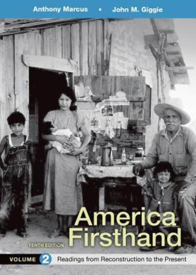 America Firsthand Volume 2 - Marcus - Other - SPRINGER NATURE - 9781319029685 - December 28, 2015