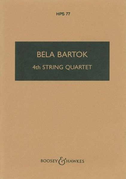 Cover for Bela Bartok · Fourth String Quartet 1928 (Paperback Bog) (2004)