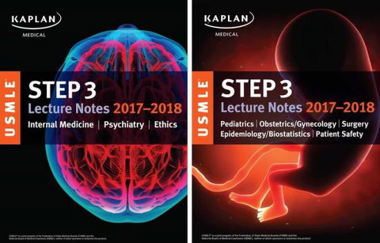 USMLE Step 3 Lecture Notes 2017-2018: 2-Book Set - USMLE Prep - Kaplan Medical - Livros - Kaplan Publishing - 9781506209685 - 3 de janeiro de 2017