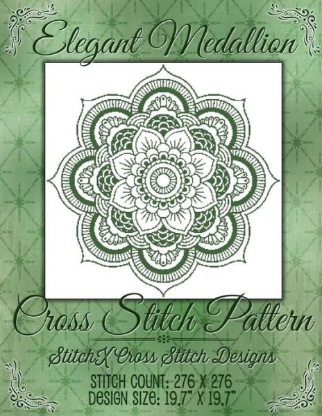 Cover for Tracy Warrington · Elegant Medallion Cross Stitch Pattern (Paperback Book) (2015)