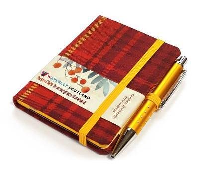 Cover for Waverley S.T. (S): Rowanberry Mini with Pen Pocket Genuine Tartan Cloth Commonplace Notebook (Hardcover Book) (2017)