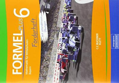 Cover for Klett Ernst /Schulbuch · Formel PLUS 6. Ausgabe Bayern Mittelschule. Förderarbeitsheft mit interaktiven Übungen Klasse 6 (Paperback Book) (2018)