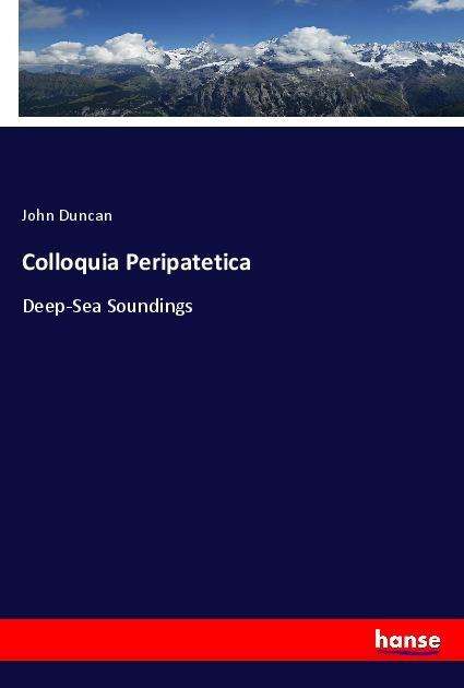 Cover for Duncan · Colloquia Peripatetica (Book)