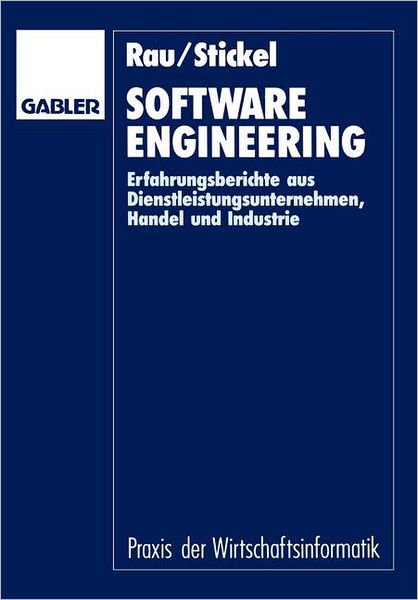 Cover for Karl-heinz Rau · Software Engineering (Taschenbuch) [1991 edition] (1991)