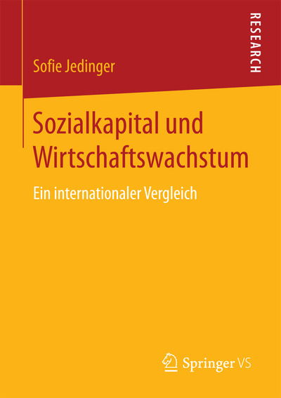 Cover for Jedinger · Sozialkapital und Wirtschaftsw (Book) (2016)