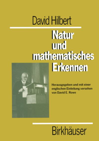 Cover for D.E. Rowe · David Hilbert - Natur Und Mathematisches Erkennen (Hardcover Book) (1992)