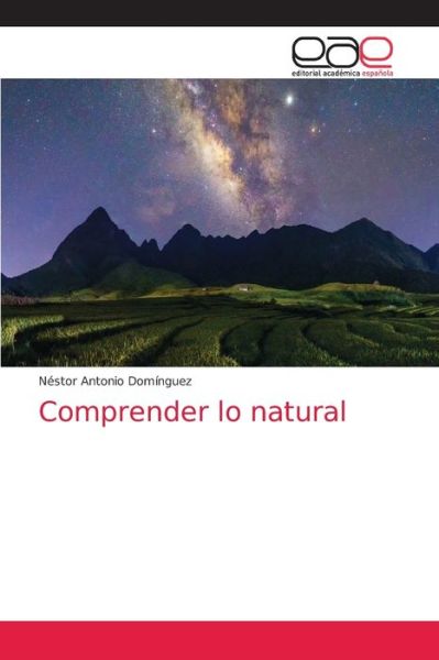 Cover for Néstor Antonio Domínguez · Comprender lo natural (Paperback Book) (2021)