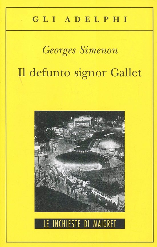 Cover for Georges Simenon · Il Defunto Signor Gallet (Bog)