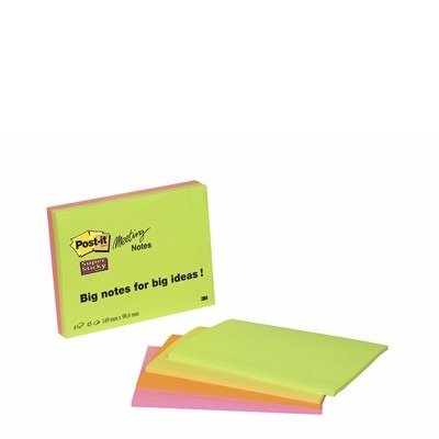 Post-it 6445s Super Sticky Notes, 149x98mm,  45 Sh (Merchandise) - 3m - Merchandise -  - 0051131849686 - January 4, 2017