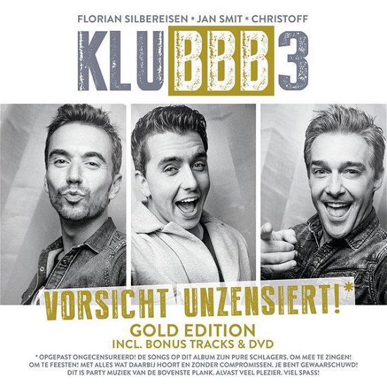 Cover for Klubbb3 · Vorsicht Unzensiert (CD) [Gold edition] (2016)