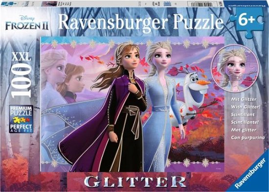Puzzel 100 XXL Frozen 2 Glitter - Ravensburger - Bøker - Ravensburger - 4005556128686 - 1. april 2020