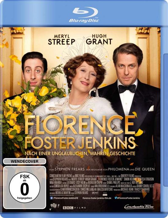 Cover for Meryl Streep,hugh Grant,simon Helberg · Florence Foster Jenkins (Blu-ray) (2017)