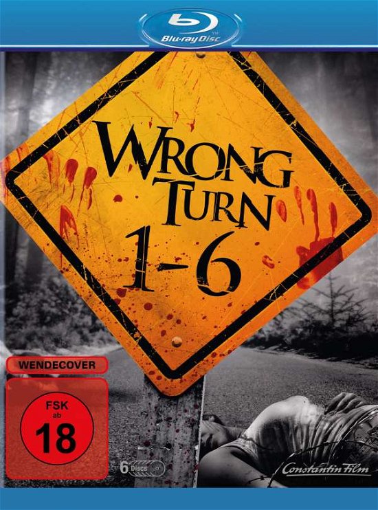 Cover for Desmond Harrington,eliza Dushku,emmanuelle... · Wrong Turn 1-6 (Blu-ray) (2021)