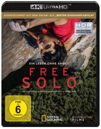 Free Solo (4k Uhd) (Blu-ray) - Chin,jimmy / Vasarhelyi,elizabeth Chai - Elokuva -  - 4042564197686 - perjantai 29. marraskuuta 2019