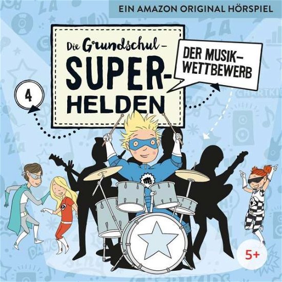 Cover for Die Grundschul-superhelden · 04: Der Musikwettbewerb (CD) (2018)