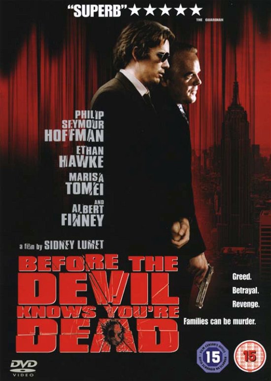 Cover for Before the Devil Knows You're · Before The Devil Knows Youre Dead (DVD) (2008)