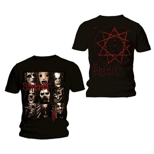 Slipknot Unisex T-Shirt: Mezzotint Decay (Back Print) - Slipknot - Merchandise - Bravado  - 5023209418686 - 19. Januar 2015