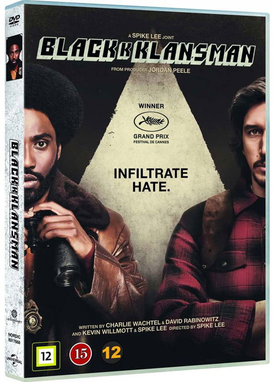 Cover for Blackkklansman (DVD) (2019)