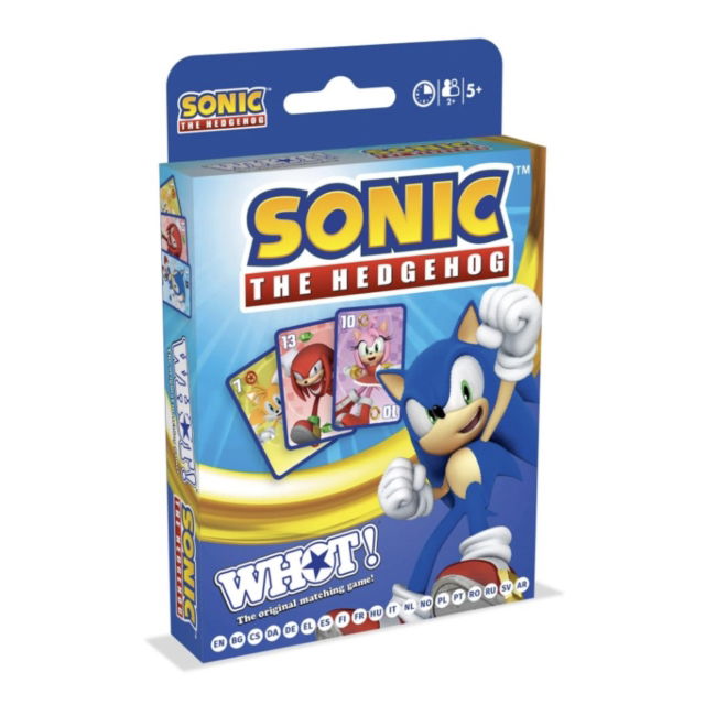 Sonic The Hedgehog WHOT Boardgames GAME 2024   5053410006686 