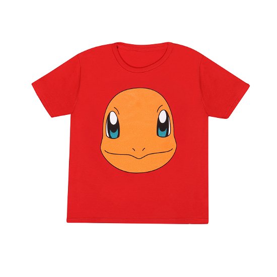 Cover for Pokemon · Pokemon: Charmander Face - Red (T-Shirt Bambino Tg 7-8 Anni) (N/A)
