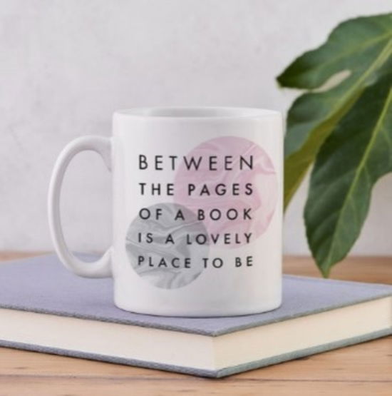 Literary Mug - "Between The Pages" - Marble Design (MERCH) (2024)