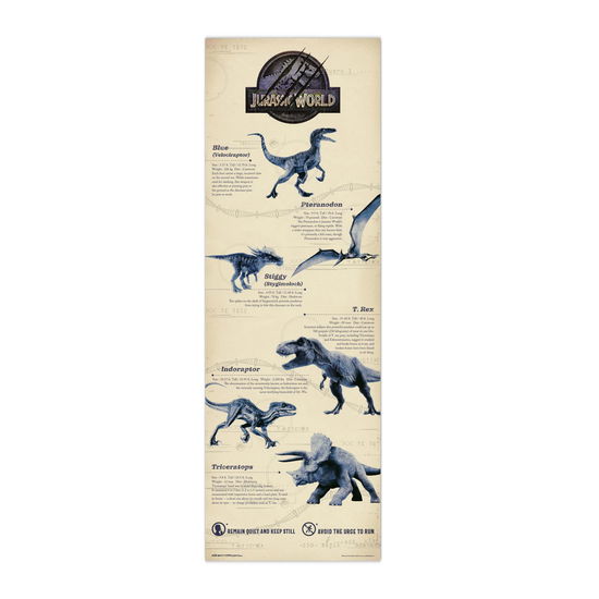 Cover for Jurassic World · JURASSIC WORLD - Door Poster 53x158 cm (Leksaker)