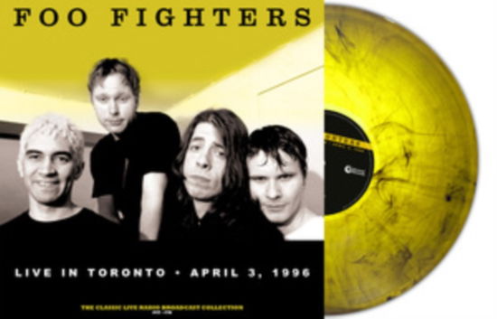 Cover for Foo Fighters · Live In Toronto 1996 (Yellow Marble Vinyl) (LP) (2024)