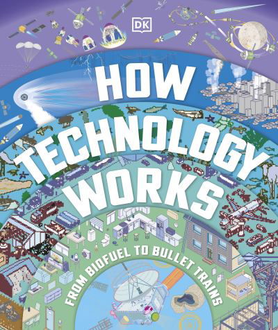 Cover for Dk · How Technology Works: From Biofuel to Bullet Trains (Hardcover Book) (2024)