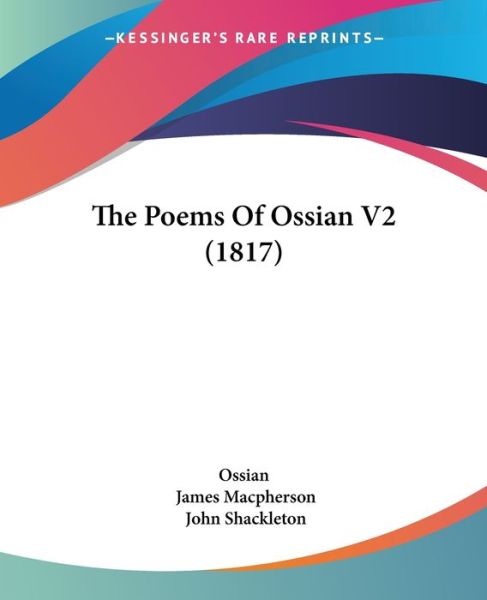 Cover for Ossian · The Poems of Ossian V2 (1817) (Paperback Book) (2008)