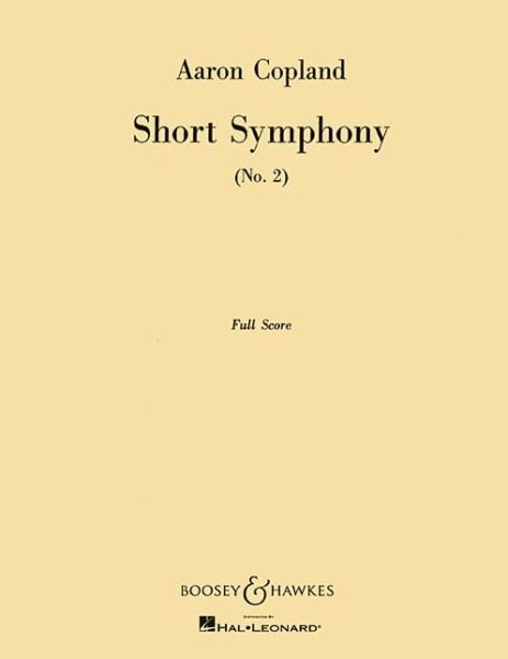 Cover for Aaron Copland · Symphony 2 (Short Symphony) (Sheet music) (2004)