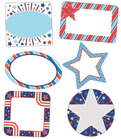 Star-Spangled Mini Cut-Outs - Carson-Dellosa Publishing - Gra planszowa - Carson Dellosa Education - 9781483835686 - 13 stycznia 2017