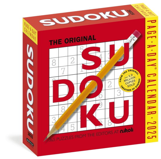 Cover for Nikoli Publishing · Original Sudoku Page-A-Day® Calendar 2025: 365 Puzzles from the Editors at Nikoli (Calendar) (2024)