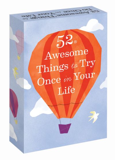 Cover for Chronicle Books · 52 Awesome Things to Try Once in Your Life (Lernkarteikarten) (2021)