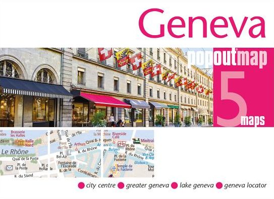 Geneva PopOut Map - PopOut Maps - Popout Map - Kirjat - Heartwood Publishing - 9781910218686 - perjantai 1. helmikuuta 2019