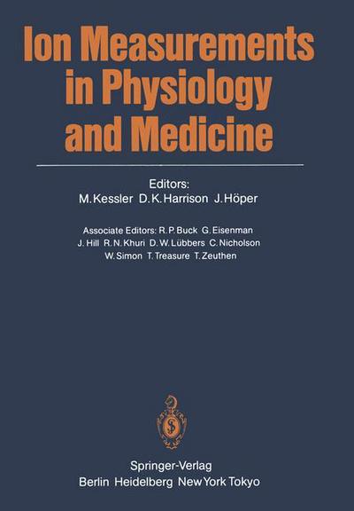 Cover for Manfred Kessler · Ion Measurements in Physiology and Medicine (Paperback Book) (1985)