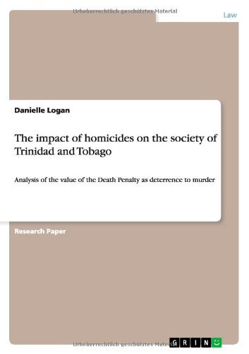 The impact of homicides on the so - Logan - Bøker - GRIN Verlag - 9783656349686 - 31. august 2013