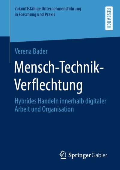 Cover for Bader · Mensch-Technik-Verflechtung (Bog) (2020)