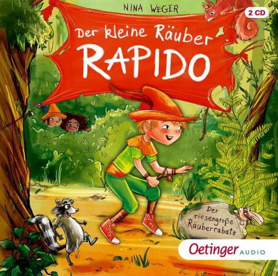 Cover for Nina Weger · Räuber Rapido 1. Der Riesengroße Räuberrabatz (CD) (2020)