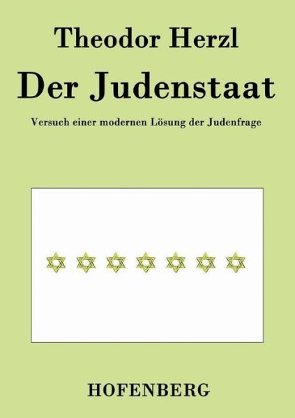 Cover for Theodor Herzl · Der Judenstaat (Taschenbuch) (2016)
